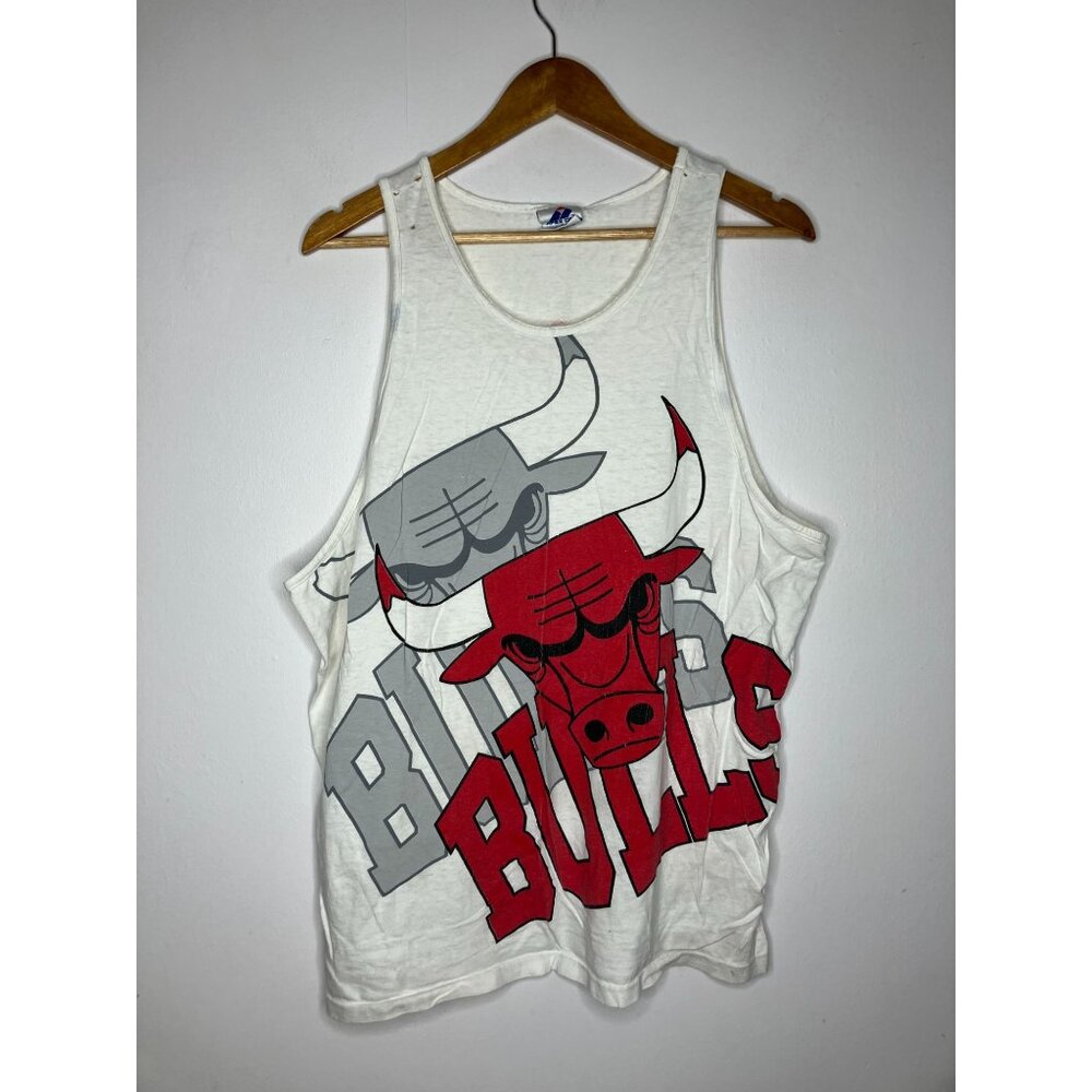 Vintage Apex One Chicago Bulls Tank Top Mens XL Made In USA Single Stitch READ